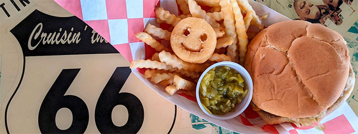 Food from Snow Cap Drive-in
