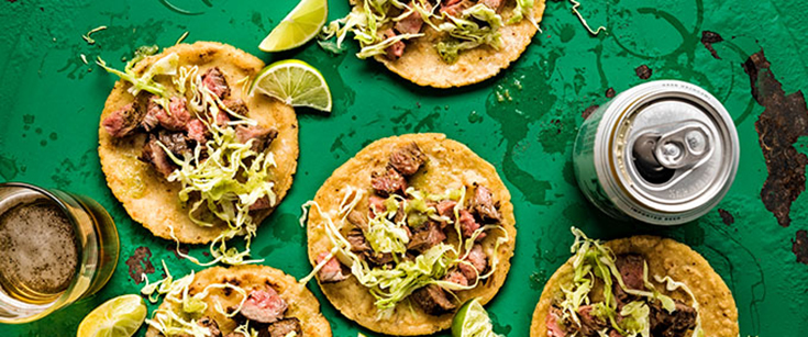 Streak carne Asada tacos by Danny Trejo