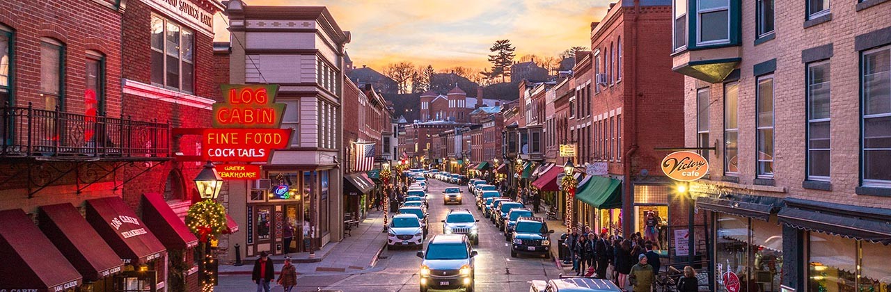 Street in Galena, Illinois