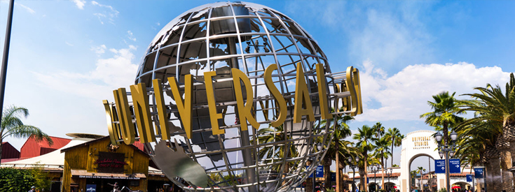 Universal Studios Hollywood globe