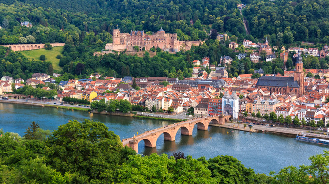 Heidelberg by the river