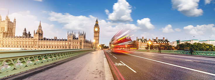 Panoramic view of London Panoramic view of London