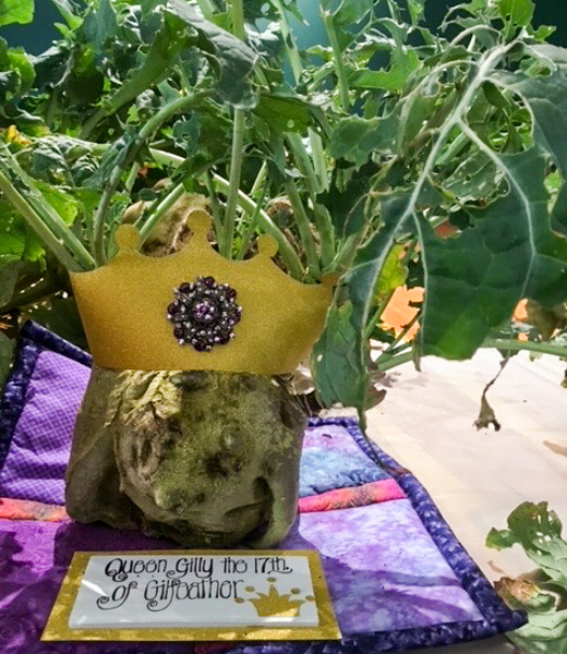 Gilfeather Turnip Festival Turnip Queen.