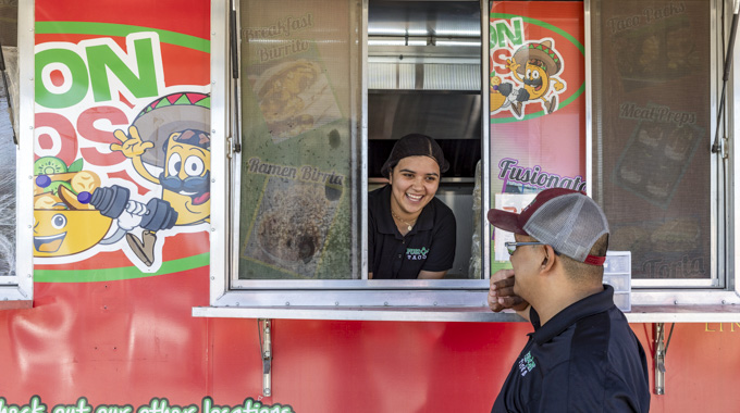 Fusion Tacos truck.