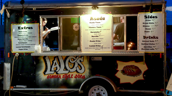 Lalo's Sonora Style Dogs food truck.