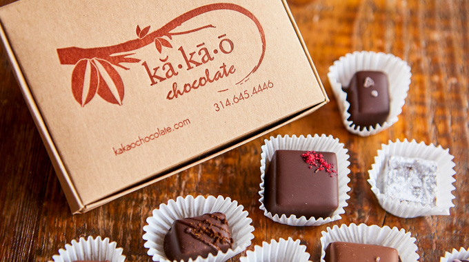 Kakao Chocolate confections box.