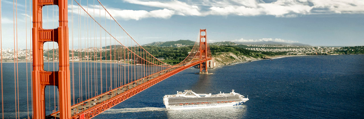 Grand Princess in San Francisco