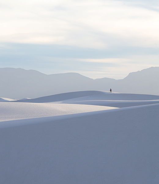 Minimalist Beauty of White Sands NP by Bradon Gutierrez