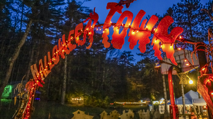 East Madison Halloween Town sign.