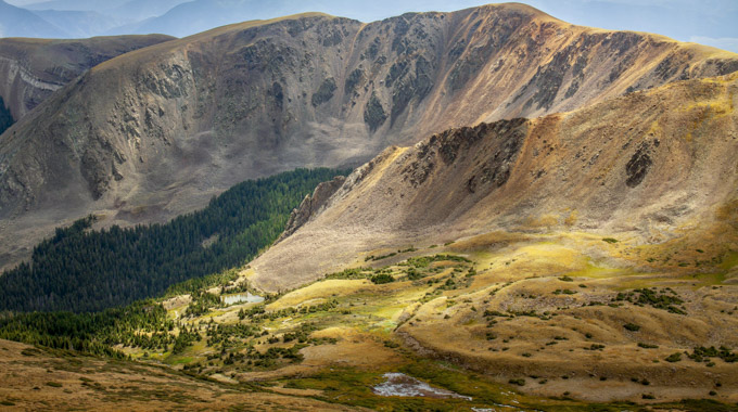 The Sangre de Cristo mountains. 