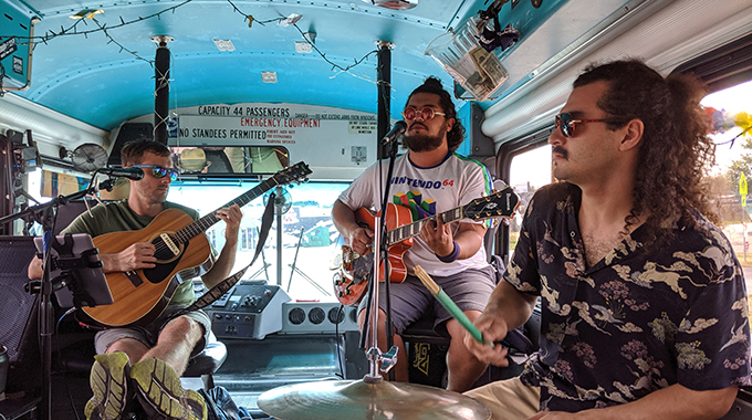 A music bus tour in Austin. | Photo by Cynthia J. Drake